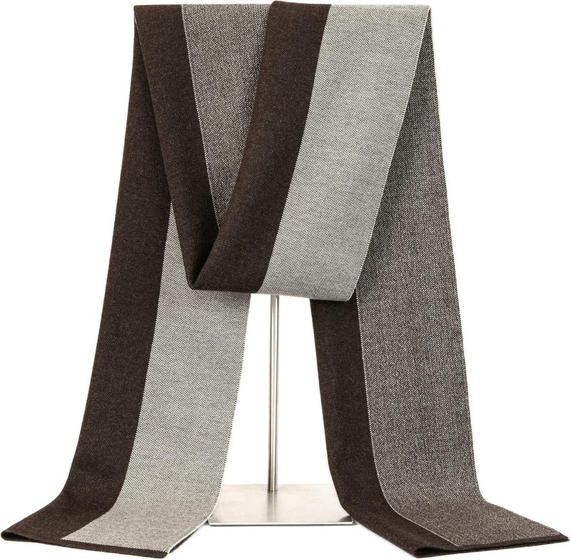 Lallier Men's Merino Wool Scarf, Long Winter Neckwear with Gift Box - Image 1